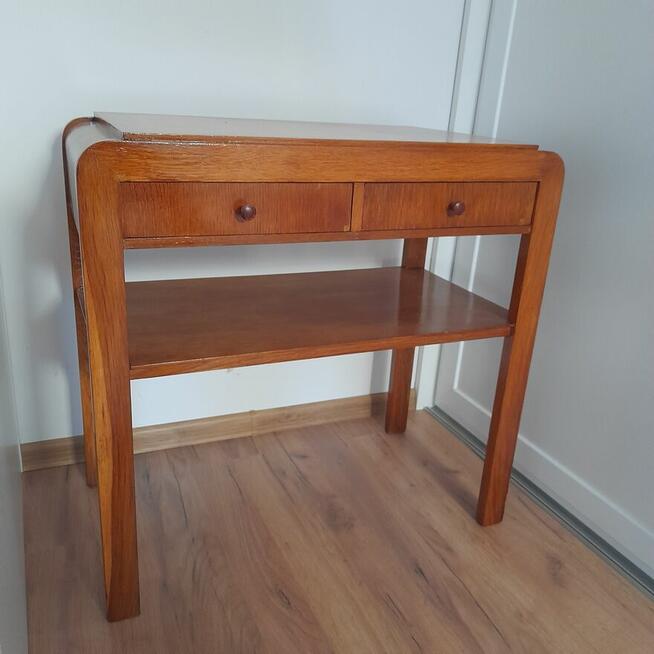 Stolik PRL odnowiony profesjonalnie politura