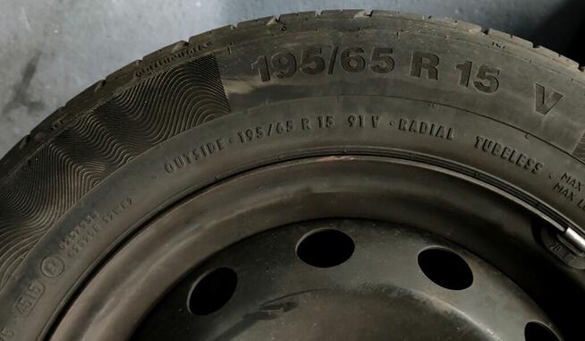 Koła 195/65/R15,stalowe, Continental Conti Premium Contact 5
