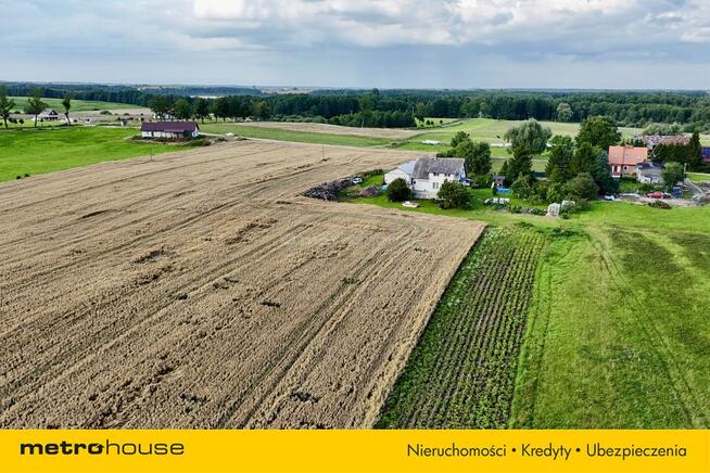 Działka z domem z linią brzegową Jeziorak!