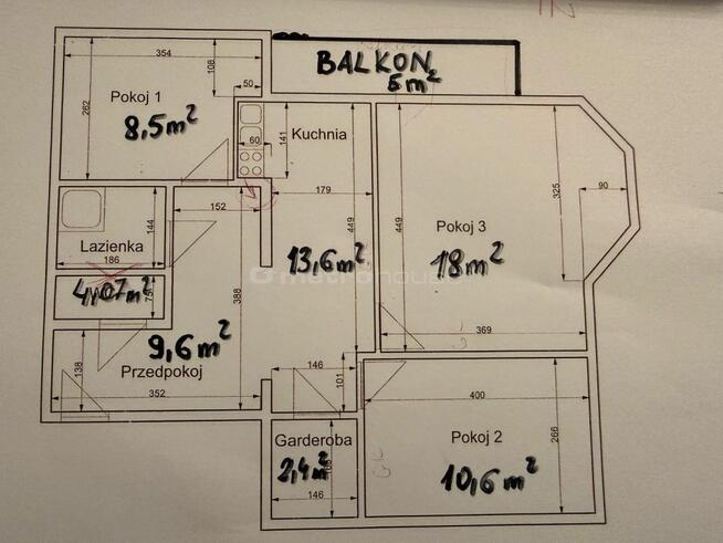 Słoneczne 3 pokojowe mieszkanie, centrum Piaseczna