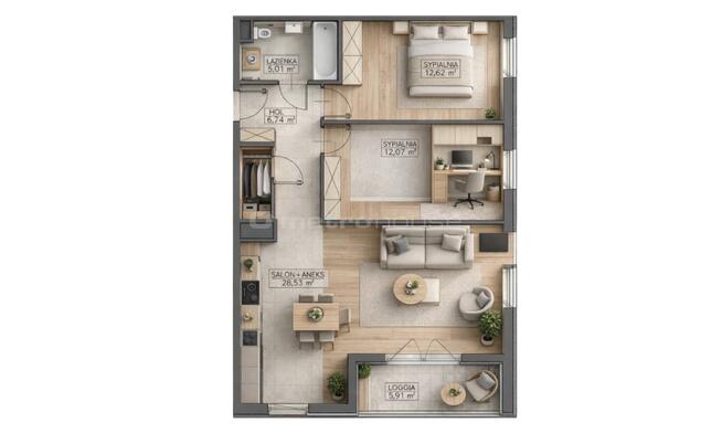 3 pokojowe mieszkanie na Żoliborzu