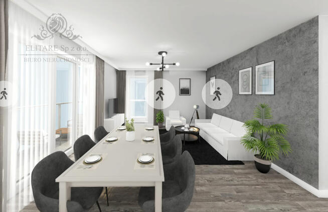 Apartament 107,79m2, 5 pokojowe z balkonem 23,82m2/Reymonta, Wrocław