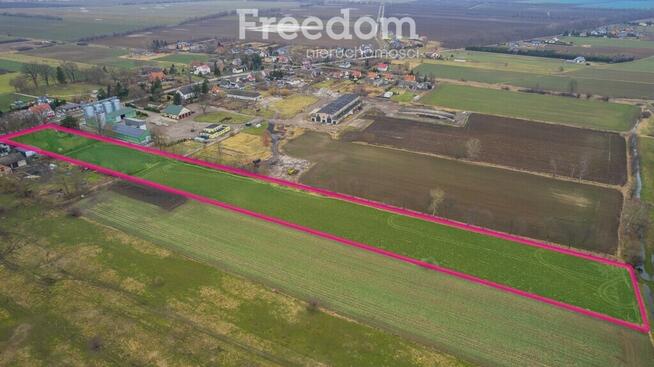 Duża działka rolna z domem jednorodzinnym