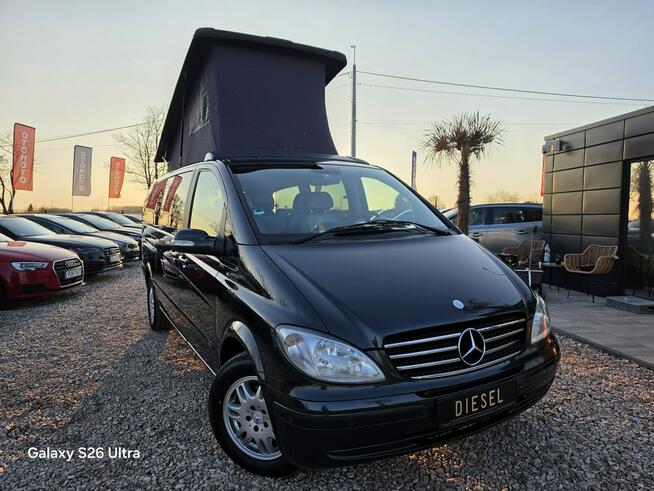 Mercedes Viano 2.2CDI#150PS#LONG#Kamper#Skóry#Klima#Nawiewy#7 Osób#Świeży Import#Opła