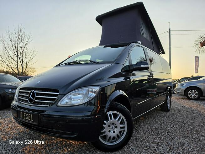 Mercedes Viano 2.2CDI#150PS#LONG#Kamper#Skóry#Klima#Nawiewy#7 Osób#Świeży Import#Opła