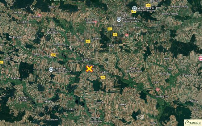 Działka budowlana Sarnów gm. Stanin Sarnów