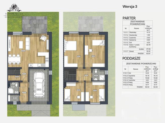 Dom o pow. 109,85m2 + garaż16,24m2, pompa ciepła/ Miłoszyce, Jelcz Laskowic