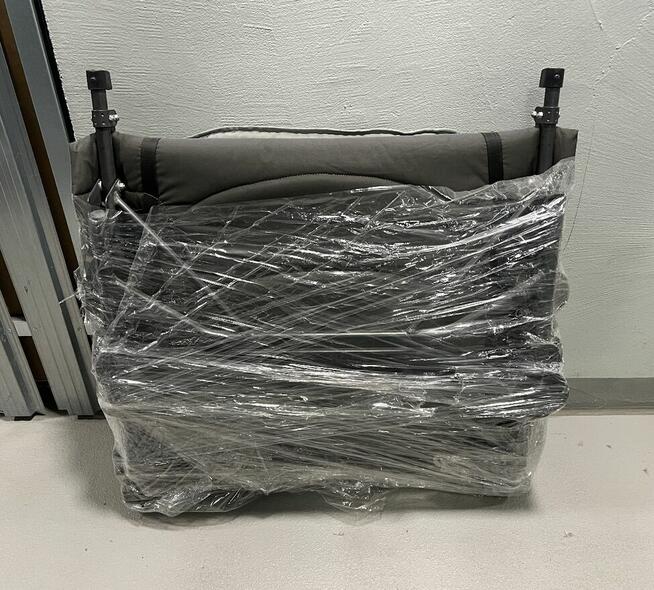 Łóżko polowe składane turystyczne z poduszką