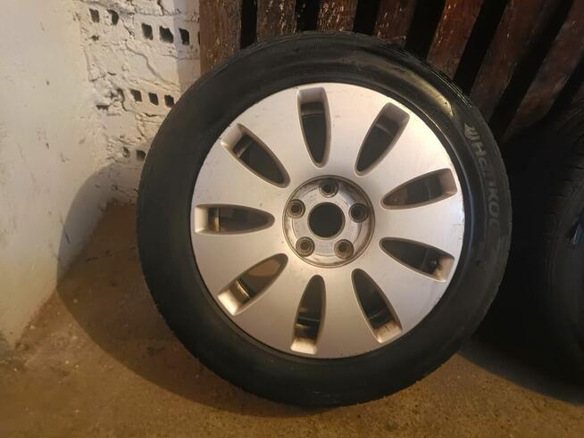 KOMPLET FELGI ALUMINIOWE+OPONY LETNIE