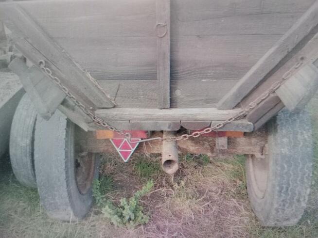 Solidna przyczepa dłużyca do traktora