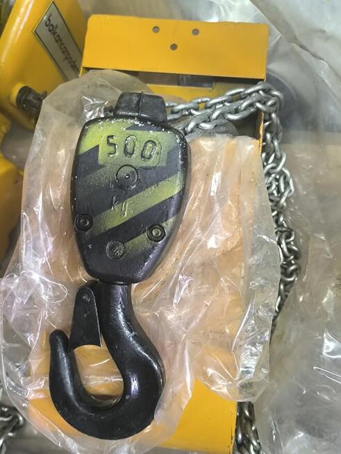 Wciągnik Łańcuchowy Balkancar 500 kg , Nowy