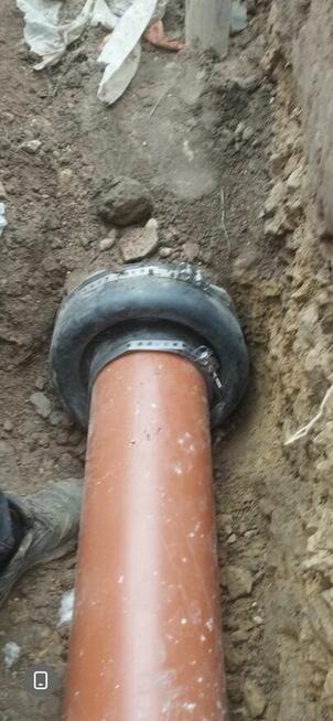 Przeciski przyłącza Wod-kan