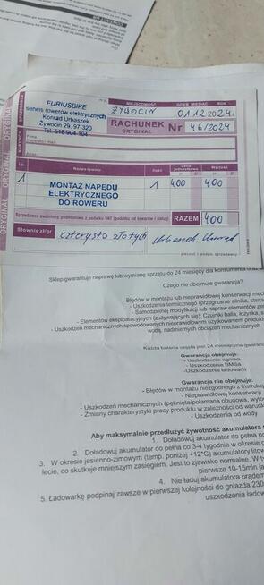 Sprzedam Nowy Rower Elektryczny