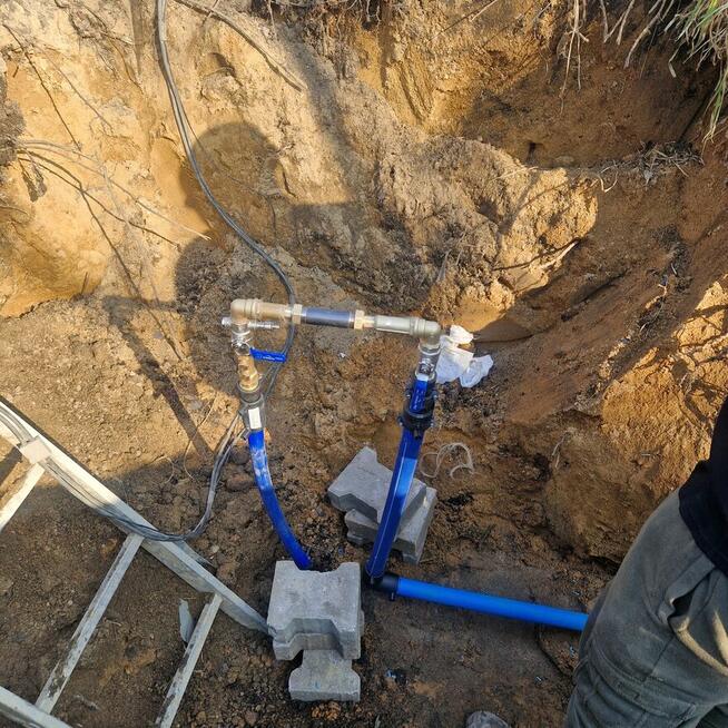 Przeciski przyłącza Wod-kan