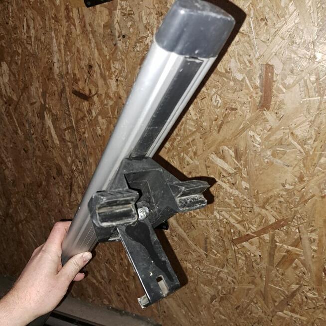 Belki bagaznika dachowego alu 120cm szer relingi zintegr