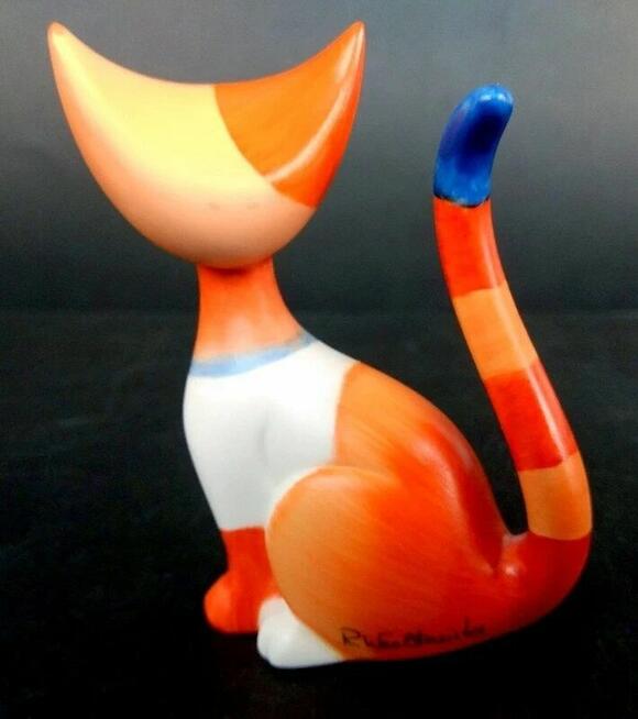 Figurka kota porcelana Goebel Rosina Wachtmeister.