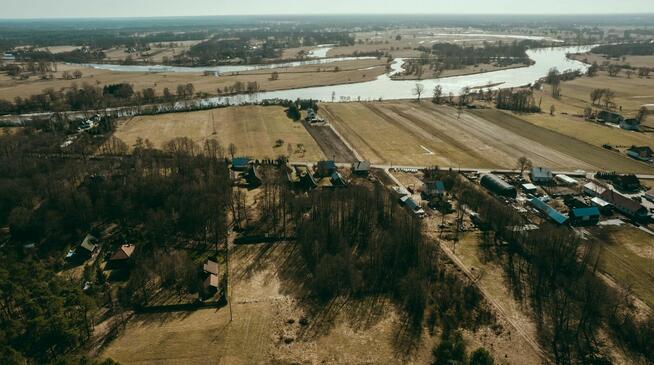 Działka z linią brzegową nad Bugiem w Bojanach, gmina Brok