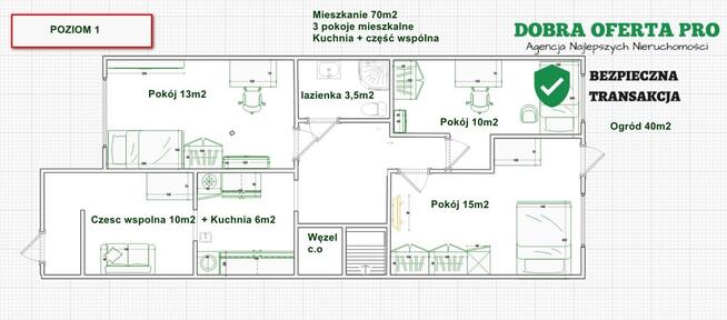Dom 170 m² | 6 mieszkań lub dom rodzinny