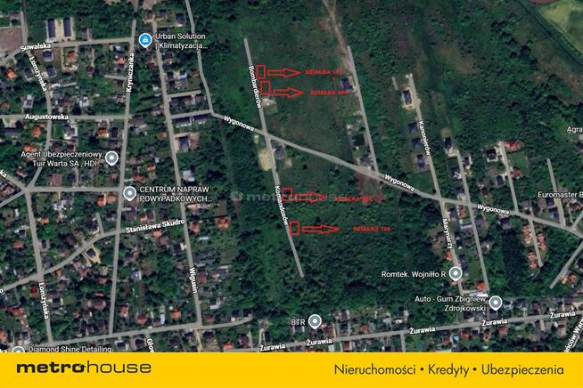 Na sprzedaż działka Brwinów Bombardierów