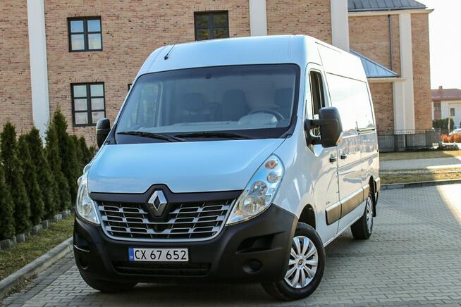 Renault Master 125KM Klimatyzacja Tempomat Hak Podgrzewane Fotel 2xPrzesuwne Drzwi