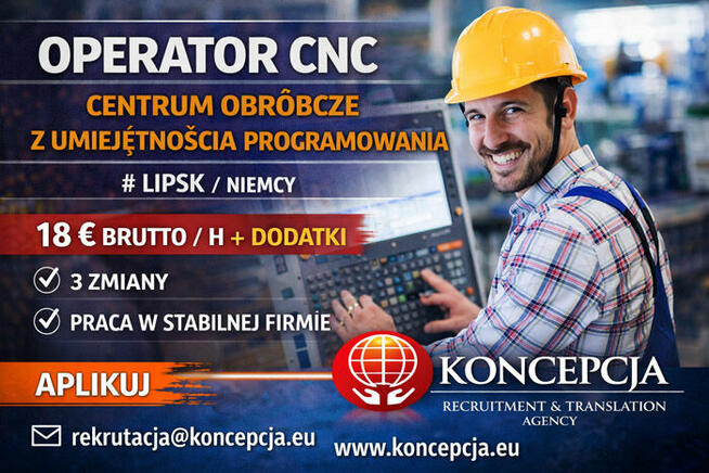 OPER. MASZYN CNC Z UMIEJĘTN. PROGRAMOWANIA (Lipsk-BE-AS-DE)