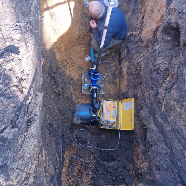 Przeciski przyłącza Wod-kan