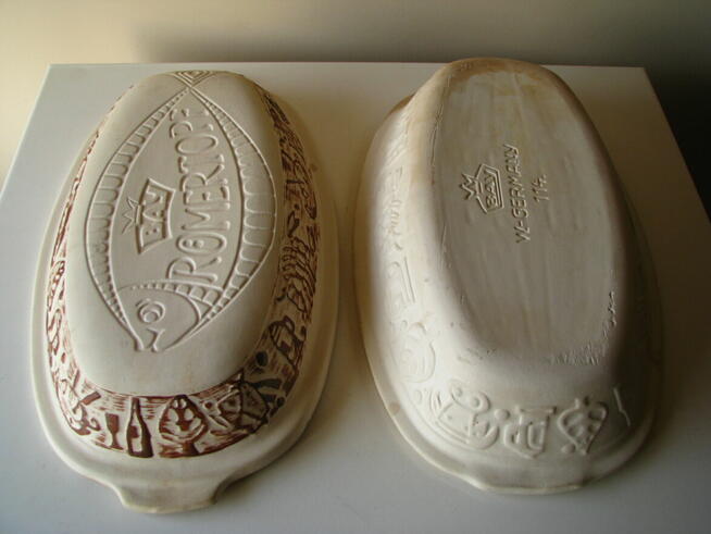 Brytfanka - garnek rzymski do pieczenia nie szkliwiony owaln