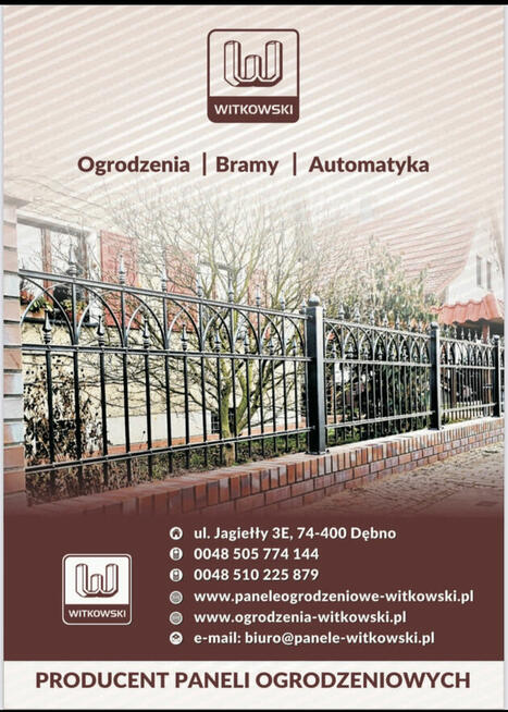 Ogrodzenia - Malowanie Proszkowe- Witkowski