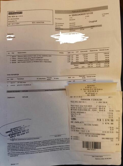 Sprzedam Pralkę firmy AMIKA