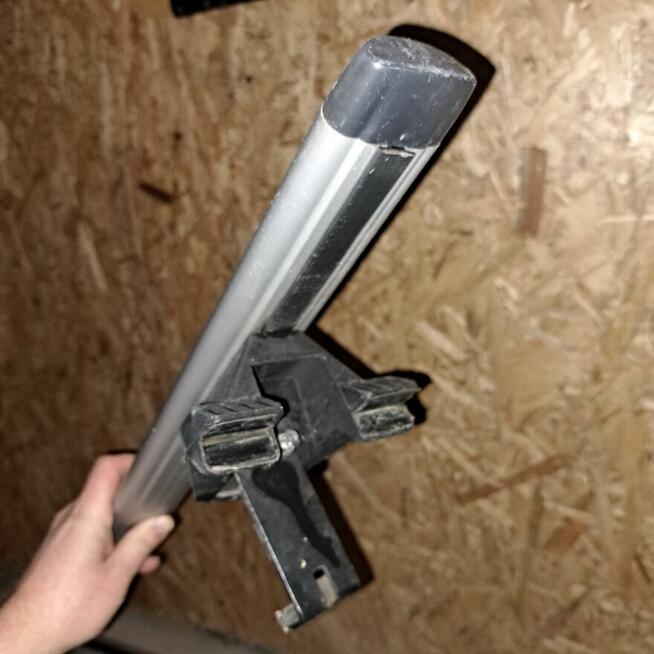 Belki bagaznika dachowego alu 120cm szer relingi zintegr