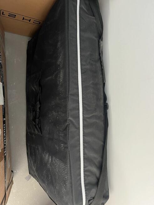 TecTake stół do masażu 3-strefowy składany aluminiowy z torb