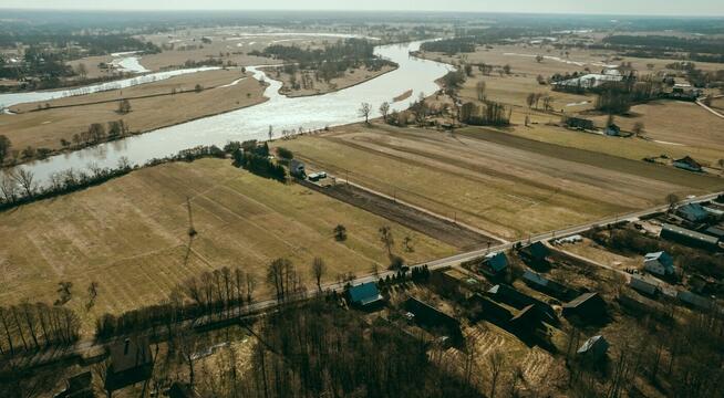 Działka z linią brzegową nad Bugiem w Bojanach, gmina Brok