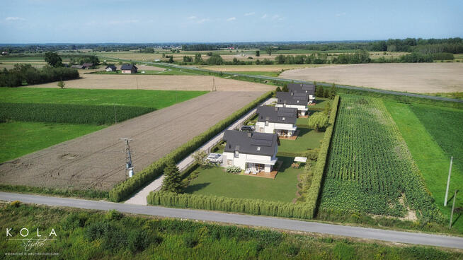 Działka budowlan 55,64 ar, WZ na 4 domy, Kliszów k. Mielca