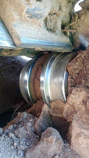 Spych, spycharka Liebherr 724 LGP błotniak jak Cat D6