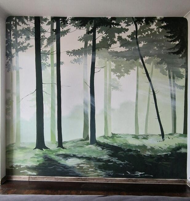Artystyczne malowanie ścian, Mural w domu
