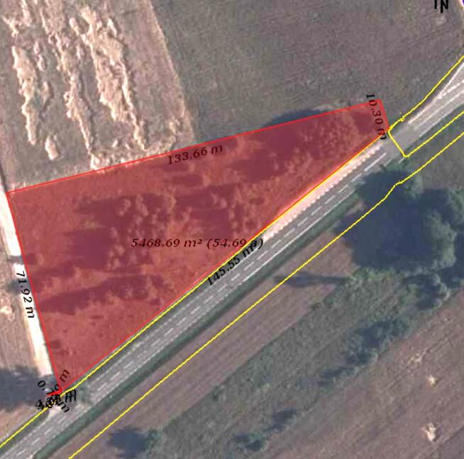 Na sprzedaż działka rolna , 70 km od Warszawy