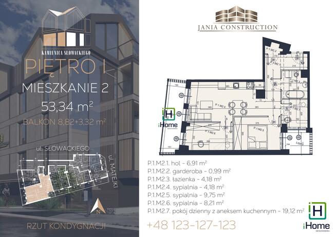 Mieszkanie Myślenice, Juliusza Słowackiego