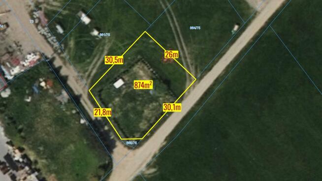 Działka budowlana Lubsza gm. Woźniki, Młynek