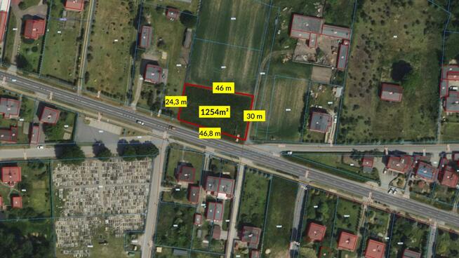 Działka budowlana Strzebiń gm. Koszęcin, Lubliniecka