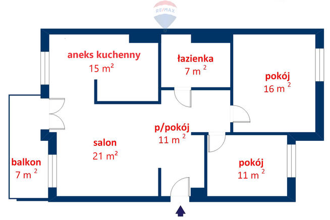Przestronne 3-pokojowe z miejscem postojowym