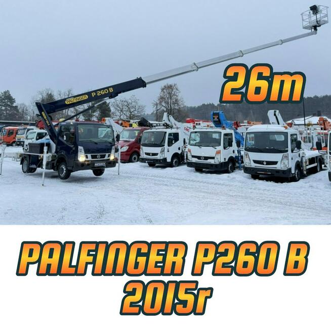 Nissan Zwyżka Podnośnik Koszowy 4X4 CABSTAR MAXITY SPRINTER IVECO MAN Wysokość Podnoszenia 18m 20m 2