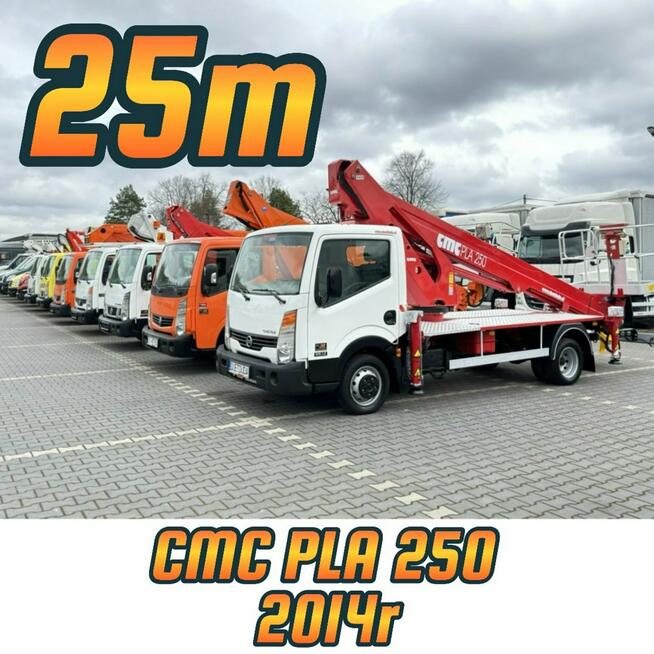 Nissan Zwyżka Podnośnik Koszowy 4X4 CABSTAR MAXITY SPRINTER IVECO MAN Wysokość Podnoszenia 18m 20m 2