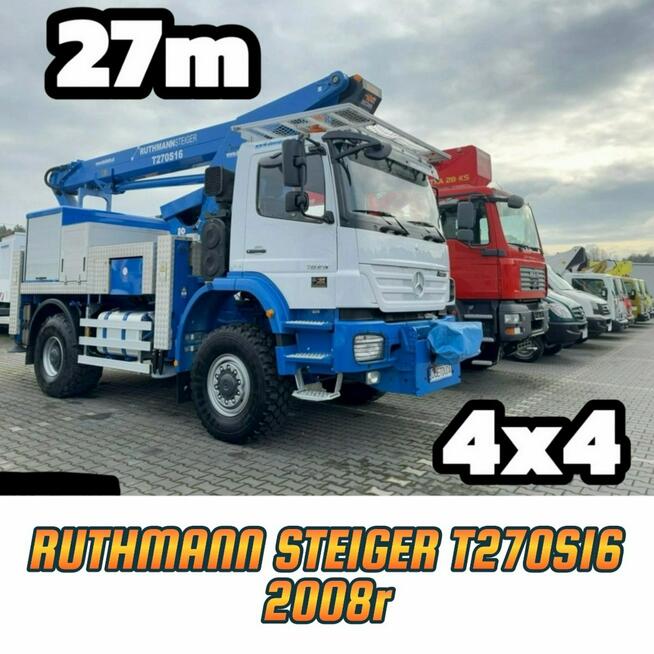 Nissan Zwyżka Podnośnik Koszowy 4X4 CABSTAR MAXITY SPRINTER IVECO MAN Wysokość Podnoszenia 18m 20m 2