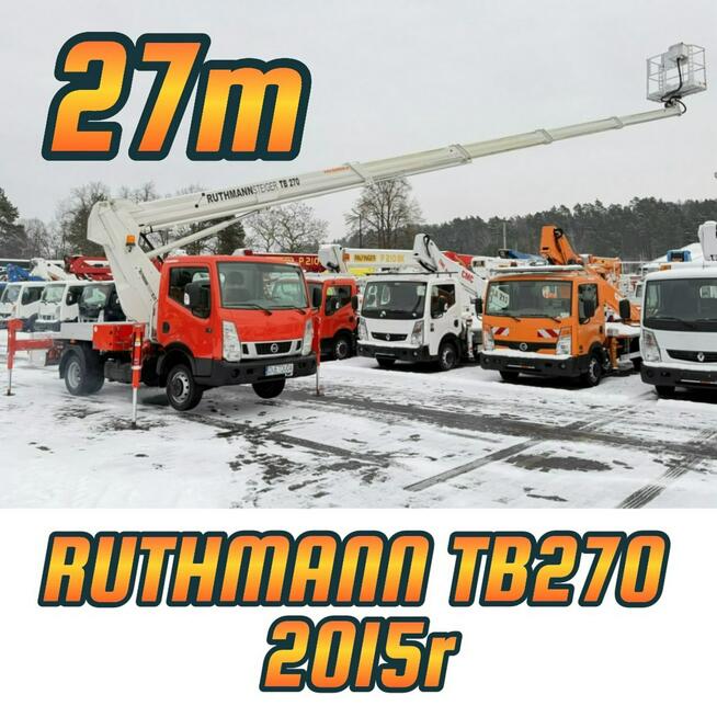 Nissan Zwyżka Podnośnik Koszowy 4X4 CABSTAR MAXITY SPRINTER IVECO MAN Wysokość Podnoszenia 18m 20m 2