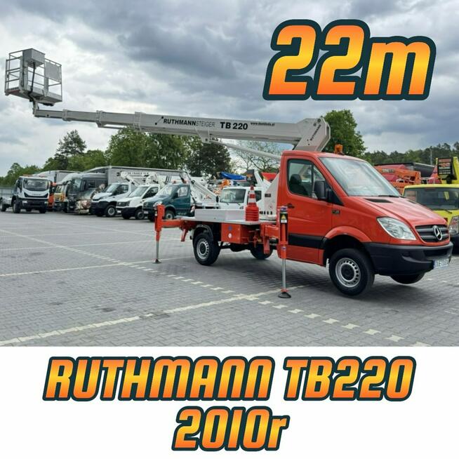 Nissan Zwyżka Podnośnik Koszowy 4X4 CABSTAR MAXITY SPRINTER IVECO MAN Wysokość Podnoszenia 18m 20m 2