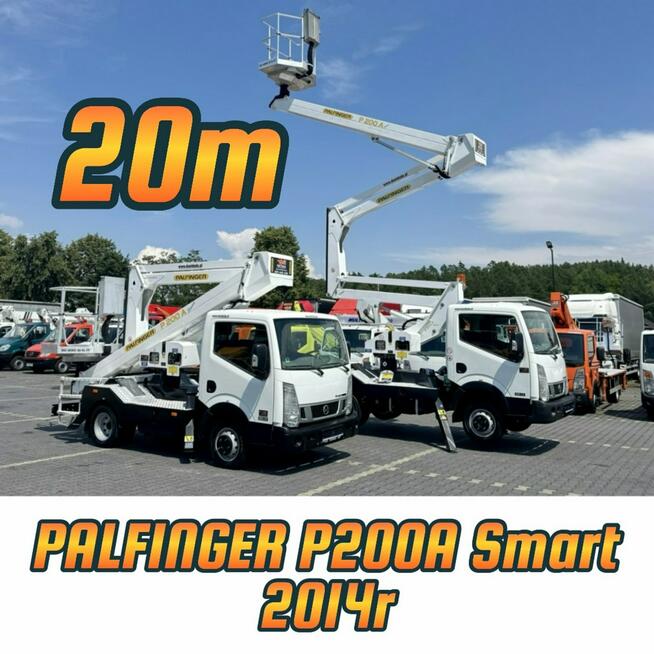 Nissan Zwyżka Podnośnik Koszowy 4X4 CABSTAR MAXITY SPRINTER IVECO MAN Wysokość Podnoszenia 18m 20m 2