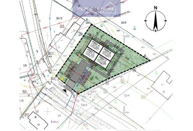 Działka inwestycyjna Pierściec gm. Skoczów, Księdza Henryka Sobeckiego