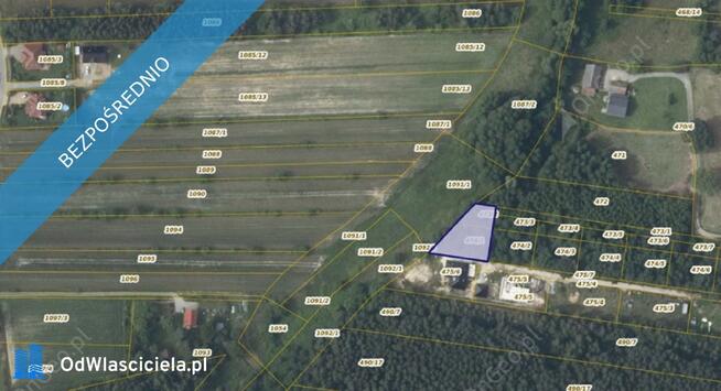 Działki 473/2, 474/1 w miejscowości Zagórze