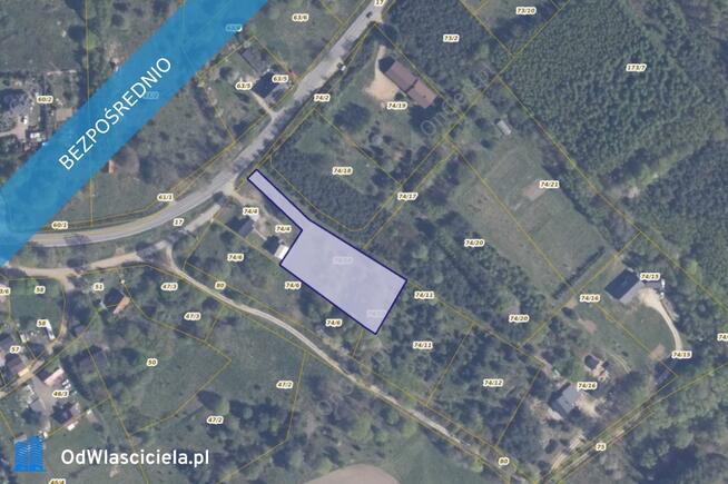 Działka 74/10 w Miłowie