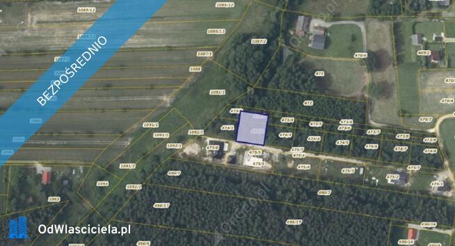 Działki 473/3, 474/2 w miejscowości Zagórze